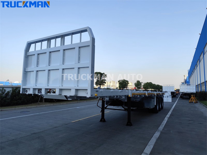 Трехосный полуприцеп-контейнеровоз Tri-axle container semi trailer
